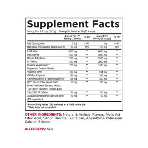 Core Nutritionals FURY Pre Workout