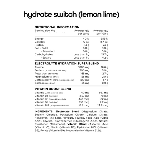Switch Nutrition Hydrate