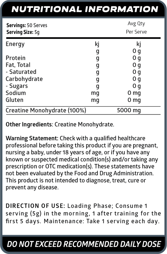 JDN 100% Creatine Monohydrate 300g